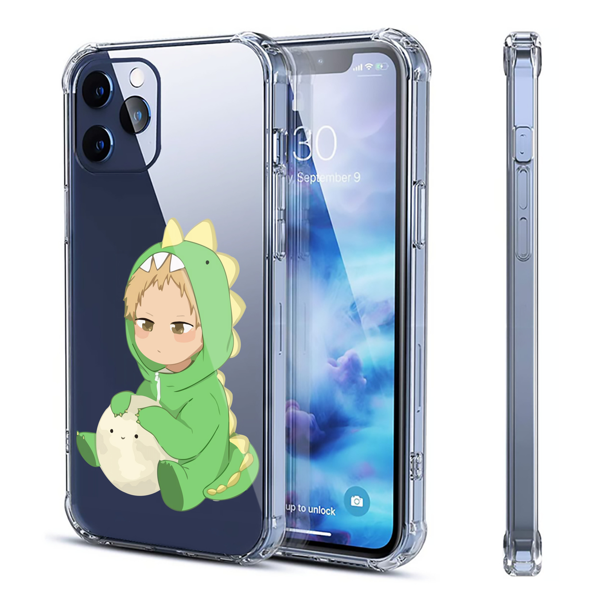 （画像用） ハイキュー!! Haikyu!! 【iPhone 12シリーズ対応】透明スマホケース（クリアソフトケース）